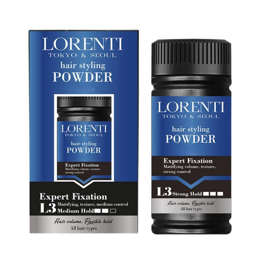 Lorenti Hair Styling Powder Wax L3 | Intense Volume | Mattifying Volumizing Texturizing | Strong Hold