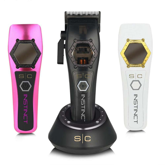StyleCraft Instinct Metal Edition Cordless Hair Clipper w/ IN2 Vector Motor & Intuitive Torque ControlStyleCraft Instinct Metal Edition Cordless Hair Clipper w/ IN2 Vector Motor & Intuitive Torque Control